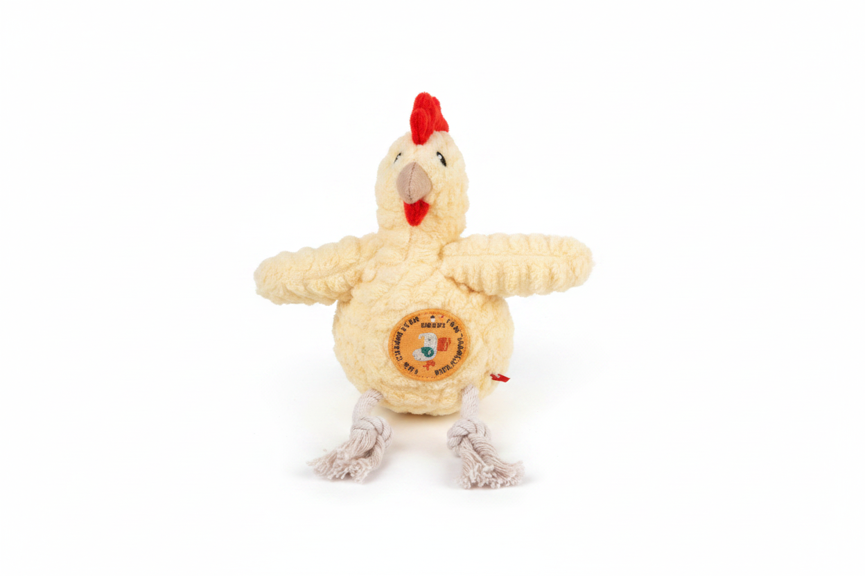 Character Plush Dog Toy