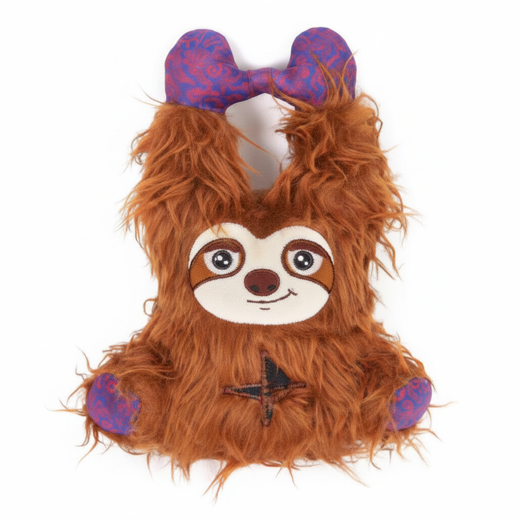 Blue Monster Plush Dog Toy