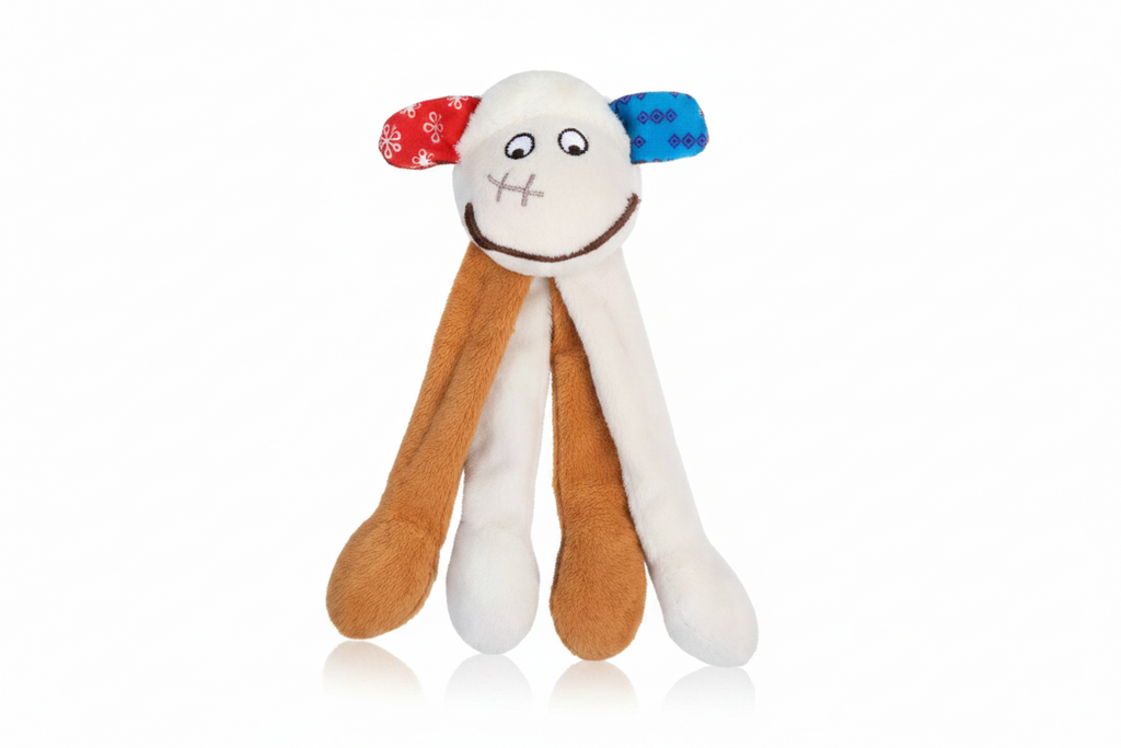 Blue Monster Plush Dog Toy