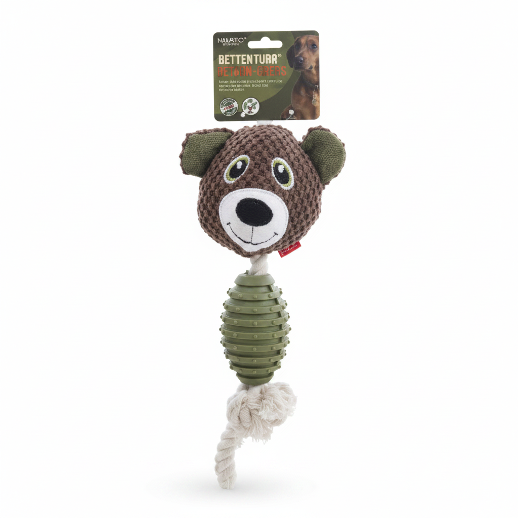 Character Plush Dog Toy