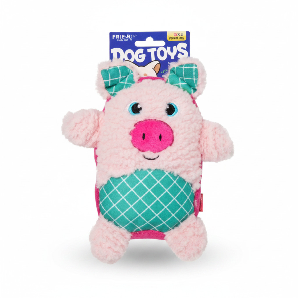 Squeaky Plush Dog Toy