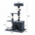 Compact Multi-Level Cat Tree Tower