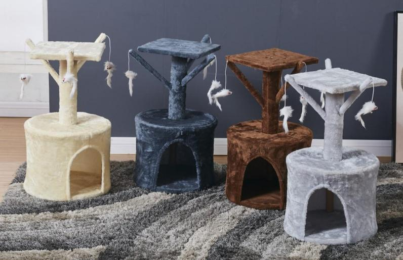 Cat Tower with Hammock and Toys